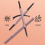 ⁦Eyebrow Pencil Waterproof Eye Brow Pen Portable Make Up Cosmetics Household, Dark Brown⁩ - الصورة ⁦4⁩