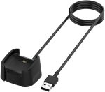 كيس سمارت شاحن لساعة فيتبيت فيرسا 2، قاعدة شحن بديلة مع سلك USB بطول 3.3 قدم لساعة فيتبيت فيرسا 2 الذكية