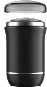 Excefore Portable Electric Shaver, Mini Rechargeable Waterproof Razor, Electric Razor for Men, Face, White, 3-Blade, Foil Head, 7000RPM, Fast Charging, Travel Lock, Men's Grooming, Adult Men