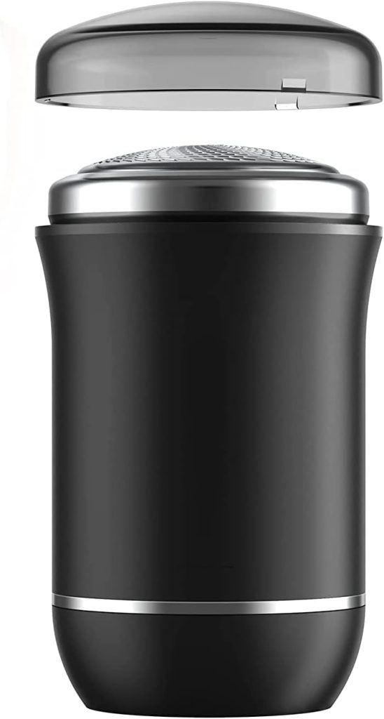 Excefore Portable Electric Shaver, Mini Rechargeable Waterproof Razor, Electric Razor for Men, Face, White, 3-Blade, Foil Head, 7000RPM, Fast Charging, Travel Lock, Men's Grooming, Adult Men