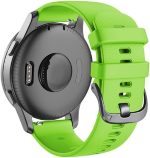 ⁦AEMALL 20mm 22mm Silicone Strap Bracelet Wristband for Garmin Vivoactive 3 4 Venu SQ Vivomove HR Forerunner 158 55 Smart Watch Strap (Color : 09, Size : Forerunner 645 245)⁩ - الصورة ⁦3⁩