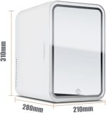 ⁦DDCVFREE Mini fridge Mini Makeup Fridge With Makeup Mirror Cosmetics Refrigerator Thermoelectric Cooler And Warmer For Perfume Skincare Products⁩ - الصورة ⁦4⁩