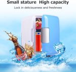 ⁦Car Refrigerator 4L Household Cold and Warm Dual Use for Cosmetic Skin Care Products Heating Food Preservation⁩ - الصورة ⁦6⁩