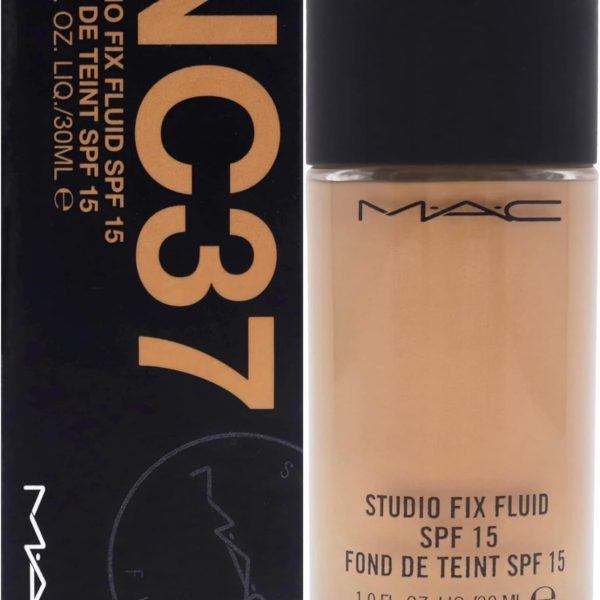 MAC Studio Fix Fluid SPF 15 Foundation - 1.0 oz, NC37