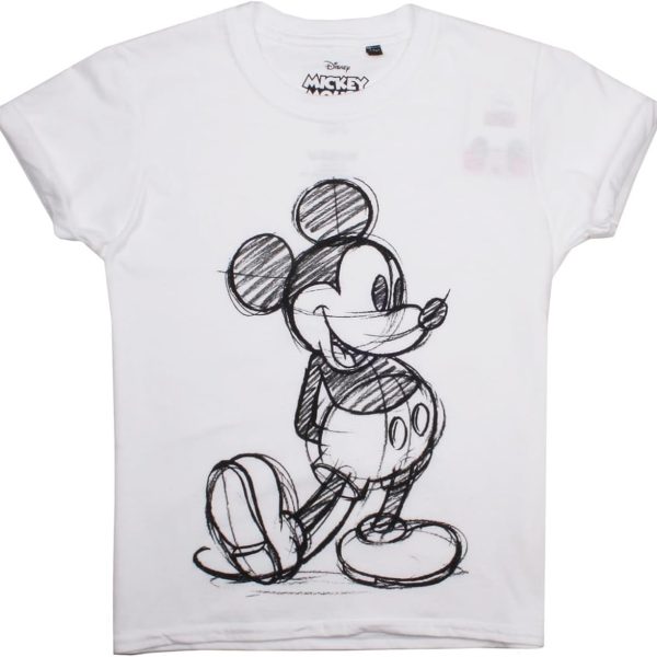 Disney Girl's Mickey Mouse Sketch T - Shirt