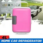 ⁦QBNZAXC Mini fridge 4L Electric Portable Mini Fridge Refrigerator Cooler Freezer Car Home⁩ - الصورة ⁦6⁩