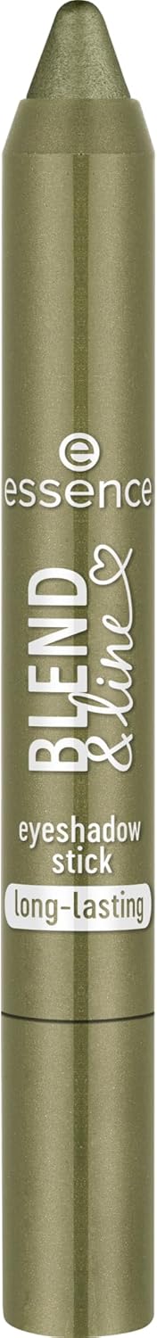 6108ZYWIIAL._AC_SL1500_.jpg essence blend & line eyeshadow stick, eye shadow no. 03, green, long-lasting, highly pigmented, with oils, metallic, vegan, no microplastic particles, nanoparticles free, without perfume, 1.8 g - الصورة 2