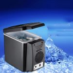 ⁦OIUQWWS Mini Car Fridge Cooler Warmer Compressor Fridge Travel Refrigerator Portable Electric Icebox Cooler Box Auto Freezer⁩ - الصورة ⁦4⁩