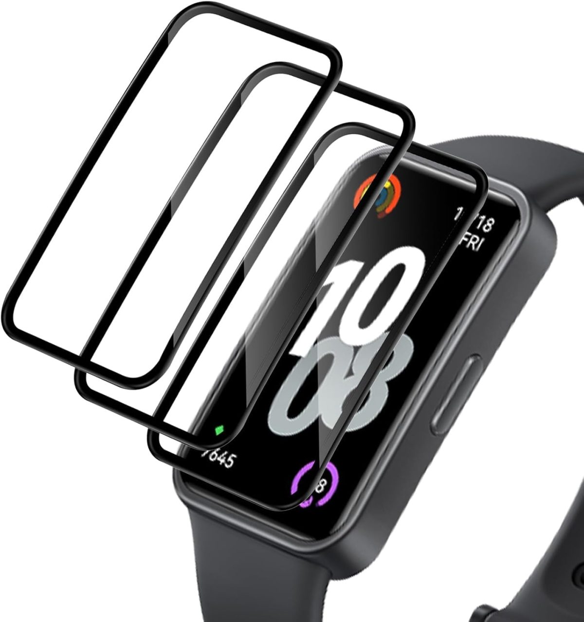 3-Pack for Huawei Band 10 Screen Protector - Flexible TPU Film with Scratch-Resistant Coating, Bubble-Free HD Clear Protection for Smartwatch Display