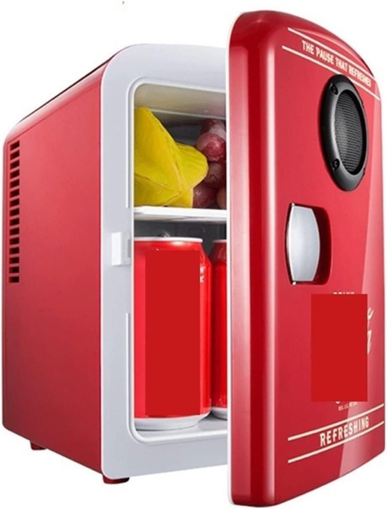 QBNZAXC Mini fridge Mini Small Refrigerator Refrigerator Student Dormitory Small Home Cosmetics Refrigeration Portable