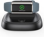 LVFAN for Fitbit Charge 6/Charge 5/Luxe Charger, Charging Cable Replacement Accessories with Reset Button, Smart Watch Fast Charging Station, Magnetic Charger Stand Dock for Fitbit Charge 6/5&Luxe