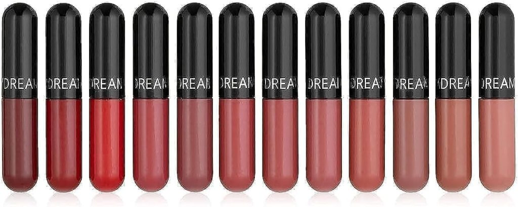 NITRQ 12 Colors Matte Lipstick Set Nude