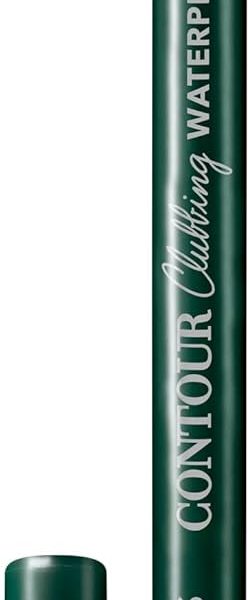 Bourjois Contour Clubbing, 070 Green Comes True, Waterproof Eye Pencil, Bright & Intense Colour, Up to 24hrs Wear, Creamy & Comfortable, Vegan Formula, Sweat, Heat & Smudge-Proof, Quick Dry, 1.2g