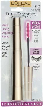 ⁦L'Oréal Paris Telescopic Original Mascara, 910 Blackest Black (Pack of 2)⁩ - الصورة ⁦5⁩