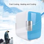 ⁦DDCVFREE Mini fridge ثلاجة سيارة 4L ثلاجة محمولة ثلاجة صغيرة بارد مستحضرات التجميل الأطعمة للسيارة للسيارة(White)⁩ - الصورة ⁦5⁩