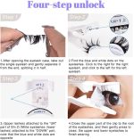 ⁦2Pair Magnetic Eyelashes Without Eyeliner, Reusable magnetic eyelash Kit, Dual False Eyelashes Natural Look, Magnetic Lashes, Best Fake Eyelashes for Beginners⁩ - الصورة ⁦2⁩