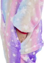 ⁦HQFURS Kids Unisex Unicorn Costume Animal Onesie Pajamas Halloween Christmas Gifts 6t⁩ - الصورة ⁦6⁩