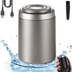 SopamiMini Electric Shaver, Mini Portable Electric Shaver, Usb Rechargeable Waterproof Electric Razor, SopamiPortable Mini Electric Shaver, Electric Shaver Beard Trimmer (Silver*1)