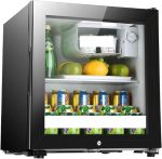 XXCFVFG Small refrigerator Mini Single Door Refrigerator Super Capacity Ice Bar Refrigeration Micro Freezing Office Hotel Household Exquisite