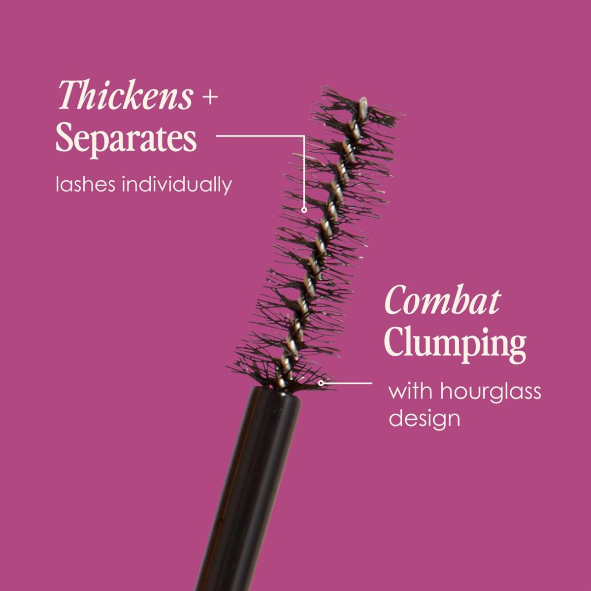 ⁦Grande Cosmetics GrandeDRAMA Intense Thickening Mascara with Castor Oil, Volumizing, Conditioning, Buildable Formula⁩ - الصورة ⁦5⁩