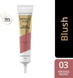 ⁦Max Factor Miracle Pure Cream Blush 03 Vintage Peony, Moisturising, Plumps & Hydrates, Buildable Glow, Infused with Hyaluronic Acid & Squalene, Fresh & Healthy Looking Skin, 100% Vegan⁩ - الصورة ⁦2⁩