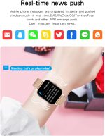 ⁦Arabest Smart Watch for Men Women, 1.69" Fitness Pedometer Heart Rate Sleep Monitoring, for Android and iOS Phones, IP67 Waterproof Fitness Tracker Watch, Bluetooth Call, Touch Screen Smart Bracelet⁩ - الصورة ⁦7⁩