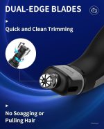 ⁦Yinke Nose Hair Trimmer Replacement Heads Compatible with One Blade QP2520 / QP2630 & OneBlade pro Shaver, Waterproof Dual Edge Blades for Easy Cleansing (3 Pcs)⁩ - الصورة ⁦3⁩