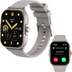 Smartwatch with Bluetooth Call 2.01" Full Touch Screen Fitness Tracker with activity tracker, Ultra-thin Design, 24/7 Health Management, Compatible with Android & iOS (Silvery/)