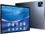 RRGEAR 10.1 Inch Tablet, 4GB RAM 128GB Storage, Eight-Core Processor,1280x800 IPS Screen, WIFI, GPS, Dual SIM Card Slots, Metal Housing (Gray)
