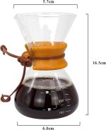 ⁦مجموعة ميبرو V60 لسكب القهوة مع وعاء قهوة سعة 400 مل تقطير قابل لاعادة الاستخدام من الستانلس ستيل قطارة للقهوة الانيقة، متعددة، متعدد الألوان⁩ - الصورة ⁦5⁩