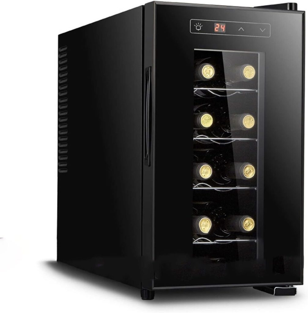 Avcbno Wine cooler 8pcs Wine Refrigerator Freezer Electric Wine Cooler Thermostat Wine Refrigerator
