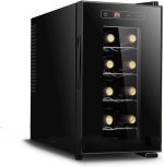 Avcbno Wine cooler 8pcs Wine Refrigerator Freezer Electric Wine Cooler Thermostat Wine Refrigerator
