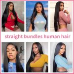 ⁦Human Hair Bundles 12A Brazilian Straight Human Hair Bundles 100% Unprocessed Virgin Weave one Bundles Human Hair Double Weft Hair Bundles Natural Color 20 Inch⁩ - الصورة ⁦6⁩