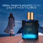 ⁦Bella Vita Luxury Organic SKAI AQUATIC Eau De Cologne Unisex Perfume For Men & Women 100 ML⁩ - الصورة ⁦2⁩