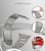 ⁦synsing Titanium Band for Apple Watch Ultra 2 49mm Series 10 46mm, Titanium Metal Watchband Strap for iWatch 45mm 44mm 42mm 41mm 40mm 38mm Series 9/8/7/6/5/4/3/2/1/SE⁩ - الصورة ⁦3⁩