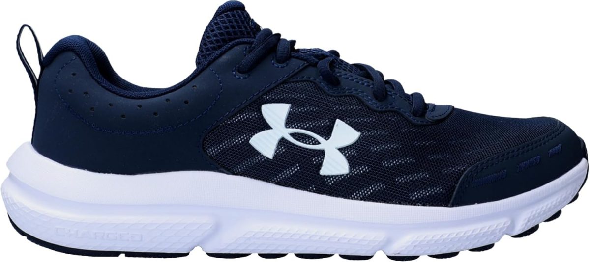 Under Armour UA Charged Assert 10 Men's Laced Shoes, Academy/Academy/White, Size 42.5 EU