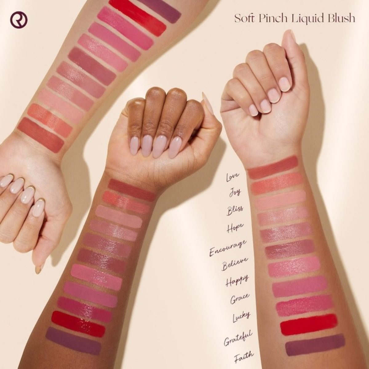 ⁦Rare Beauty Soft Pinch Liquid Blush Mini Lightweight, Buildable Blush for Natural Flush, Travel-Friendly Size, Infused with Joyful Color- 3.2ml - Joy⁩ - الصورة ⁦8⁩