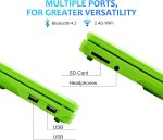 ⁦ZHAOHUIXIN 7" Portable Small Laptop, Android 12 Quad Core with 2GB RAM 32GB ROM Mini Laptop Notebook for Kids,Ideal Gift for Children 's Learning and Entertainment (Green)⁩ - الصورة ⁦2⁩