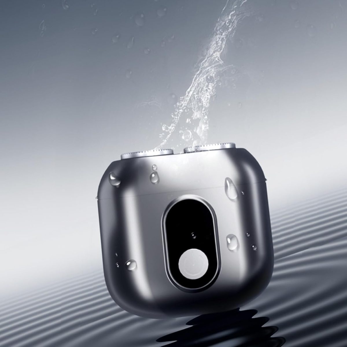 ⁦NALACAL Mini Electric Shaver, Wet Dry Portable Electric Shavers for Men Women, Electroplated Body and Magnetic Shaver Head, Waterproof,Travel Size Toiletries for Travel Car Home, Ideal Gift for Men⁩ - الصورة ⁦6⁩