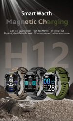 Smart Watch with Bluetooth Calling, Full HD Touch Screen, Heart Rate Monitor, 100+ Sports Modes, iOS & Android Compatible (Brown)