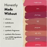 ⁦Honest Beauty Hydrating Liquid Lipstick with Hyaluronic Acid + Avocado Oil | EWG Verified, Vegan + Cruelty Free | Fearless, .12 fl oz⁩ - الصورة ⁦6⁩