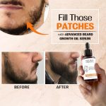 ⁦Nourish Mantra Advanced Beard Growth Oil With Capilia Longa, Argan, Vitamin E and Jojoba - For Fuller, Thicker and Healthier Beard - 30ml⁩ - الصورة ⁦6⁩