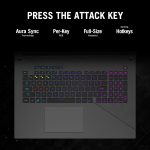 ⁦ASUS ROG Strix G18 Gaming Laptop, Intel 24-Core i9-14900HX, Office 2024 Lifetime License, 64 GB DDR5, 2 TB SSD, 18" 2.5K 240Hz QHD, Backlit KB, GeForce RTX 4060, WiFi 6E, Win 11 Pro, Patented Mouse⁩ - الصورة ⁦4⁩