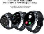 ⁦Infinix XWatch XW3E Smart Watch : IP68 Water Resistant,1.43" AMOLED with AOD, 7-Day Battery,200 Stylish Watch Faces, Multiple Sports Modes,Bluetooth Call Support,Health & Fitness Tracking - Black⁩ - الصورة ⁦6⁩