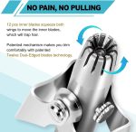 ⁦KASTWAVE Nose Hair Trimmer - Manual Nose Hair Trimmer, Professional Nose & Ear Hair Clipper, Unisex, No Battery, Painless, Stainless Steel, Waterproof⁩ - الصورة ⁦3⁩