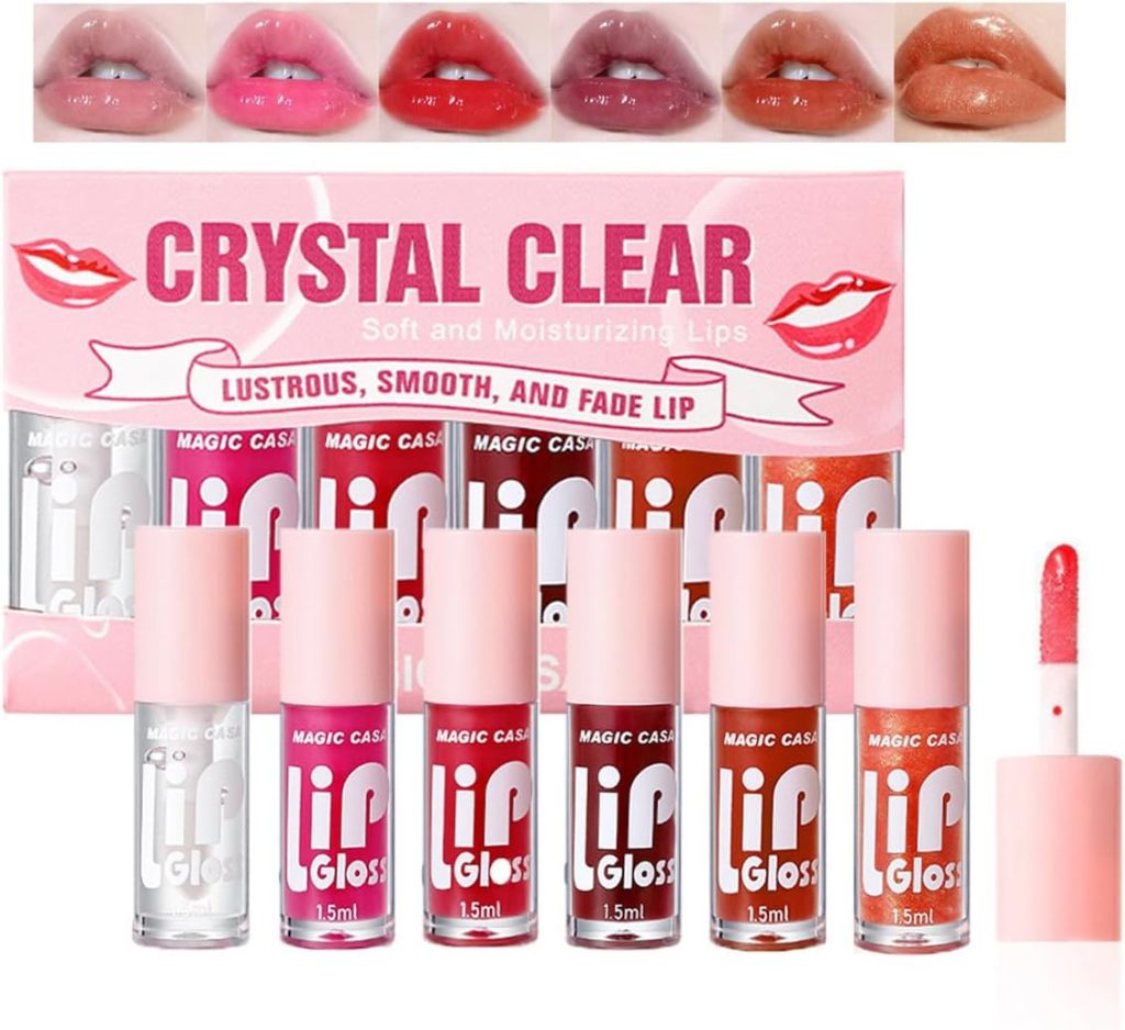 Moisturizing Gloss Stain Lip Oil, Transparent Lip Balm Care Stick Nourishing Repairing Non-sticky, Moisture&Lighten Lip Lines