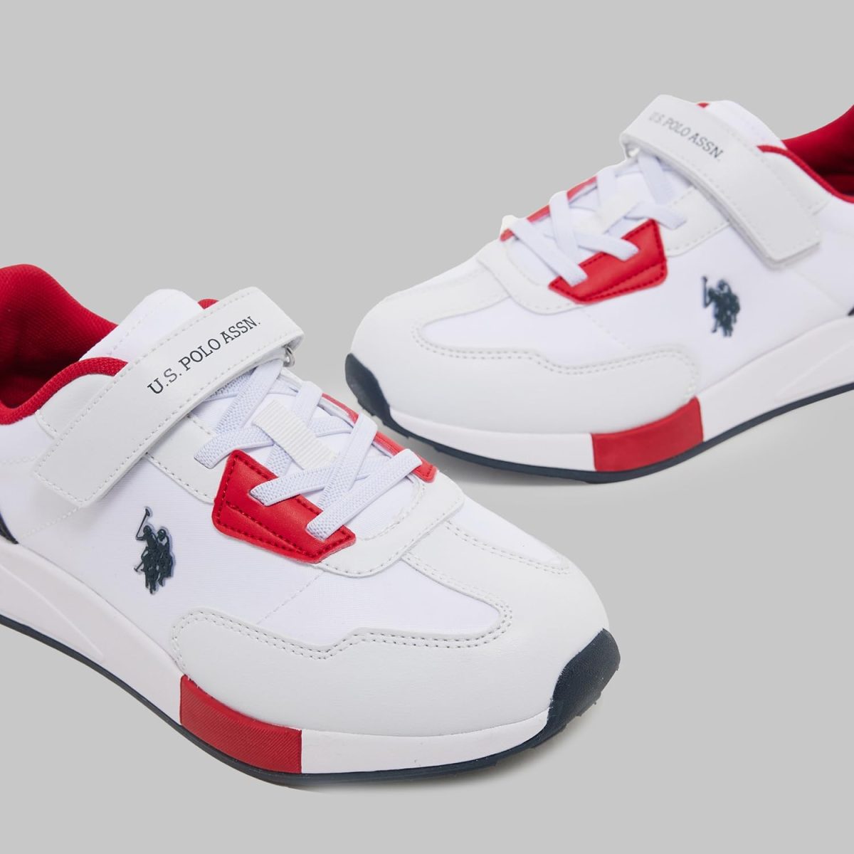⁦U.S. POLO ASSN Kids-PARKER1-Parker1 Low Top Sneakers⁩ - الصورة ⁦4⁩