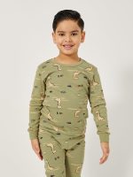 ⁦Styli Boys All-Over Print Round Neck T-Shirt And Pyjama Set⁩ - الصورة ⁦3⁩