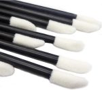 ⁦GoWorth 200Pcs/Set Disposable Lip Brushes Make Up Brush Lipstick Lip Gloss Wands Applicator Tool Makeup Beauty Tool Kits⁩ - الصورة ⁦3⁩