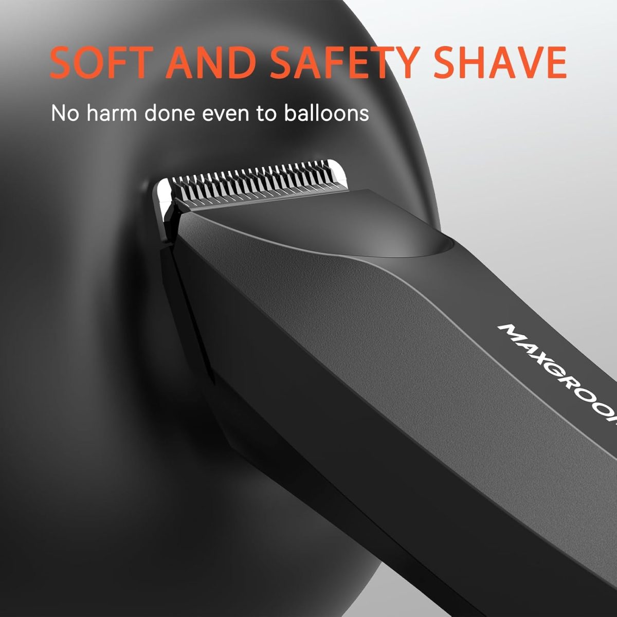 ⁦Body Hair Trimmer for Men,MAXGROOM Waterproof Pubic Hair Trimmer, Replaceable Ceramic Blade Heads Ball Trimmer/Shaver⁩ - الصورة ⁦2⁩